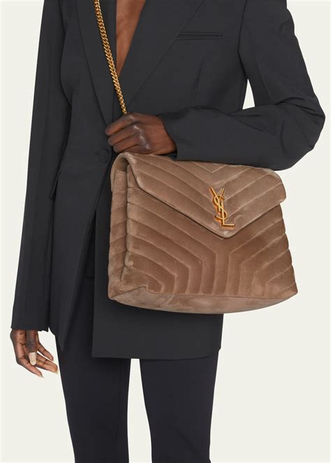 ysl medium lou lou for the evening|SAINT LAURENT Loulou medium quilted leather shoulder bag.